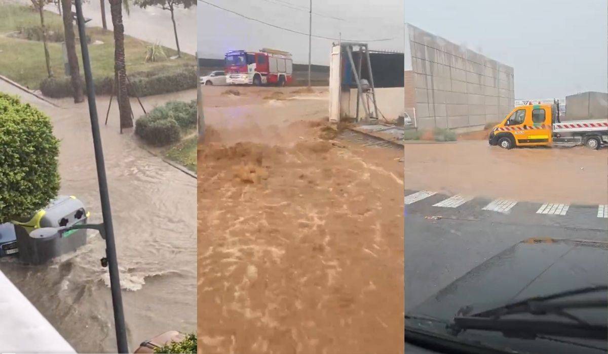 El Ejido, en aviso rojo por lluvias: medio centenar de incidencias en la provincia de Almería