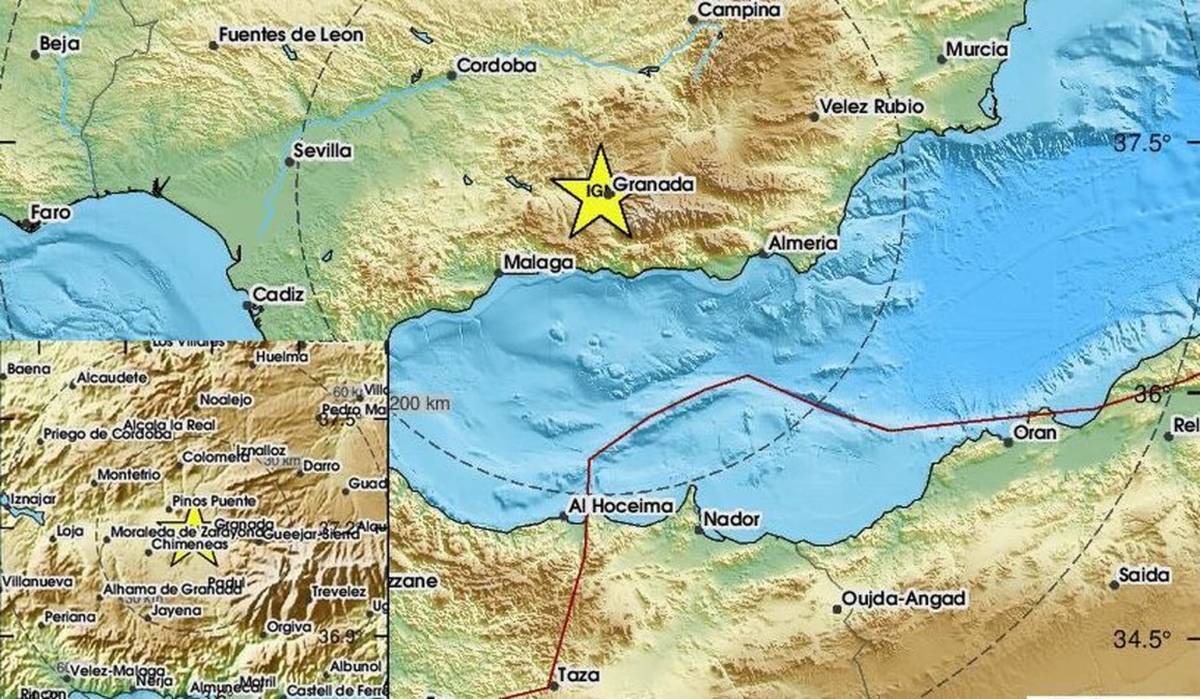 Granada vuelve a despertarse con un terremoto de magnitud 2: 