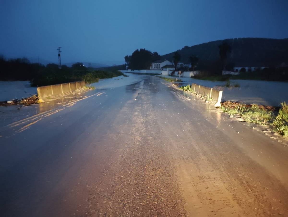 Carreteras cortadas en Andalucía