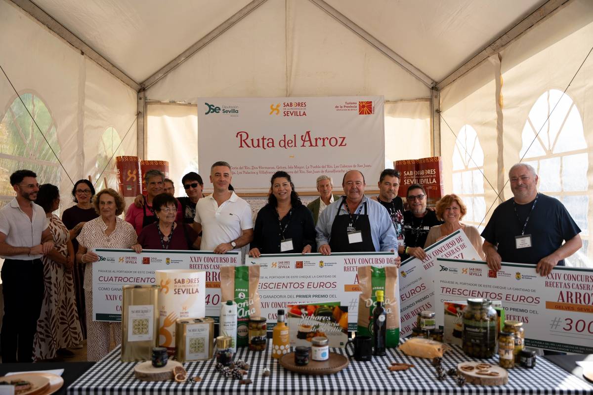 Un arroz al Tío Pepe gana el concurso de recetas caseras organizado por la Diputación de Sevilla