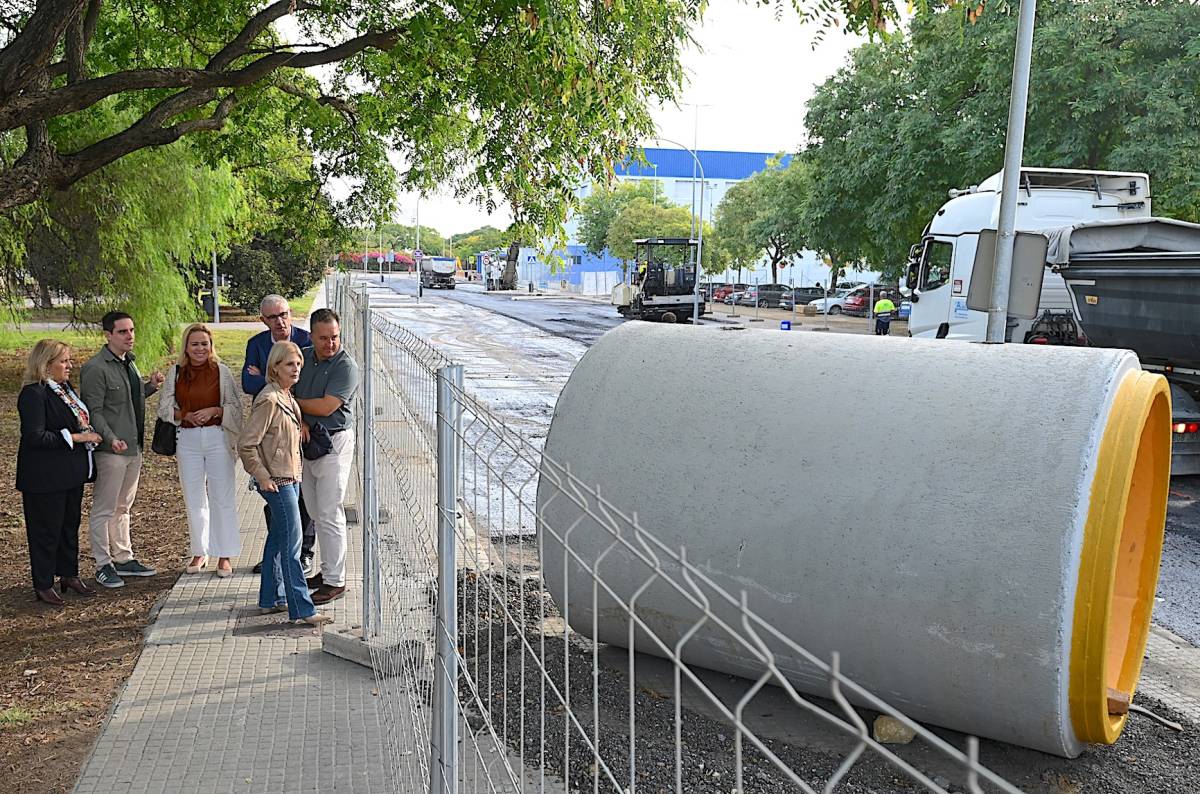 Obras del nuevo colector de La Granja en Jerez: cortes de tráfico en una nueva calle y fecha prevista de finalización