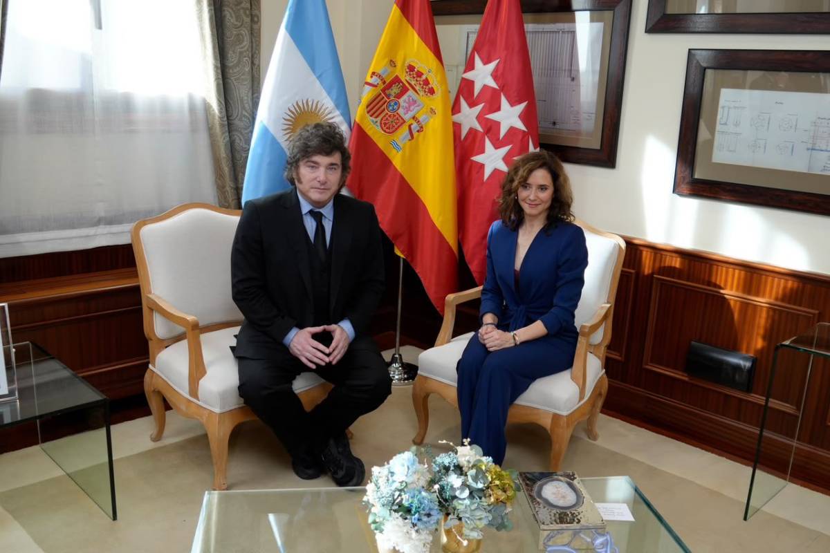 Milei se reúne con Ayuso tras sus duras acusaciones contra Pedro Sánchez