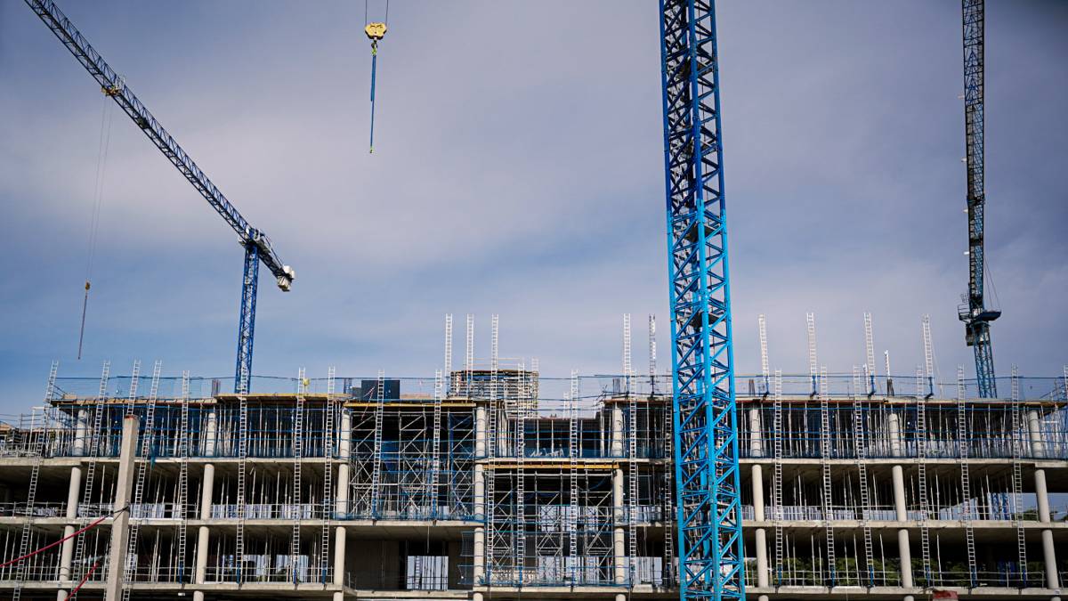Obras nuevo edificio Comisión Europea, La Cartuja, Sevilla