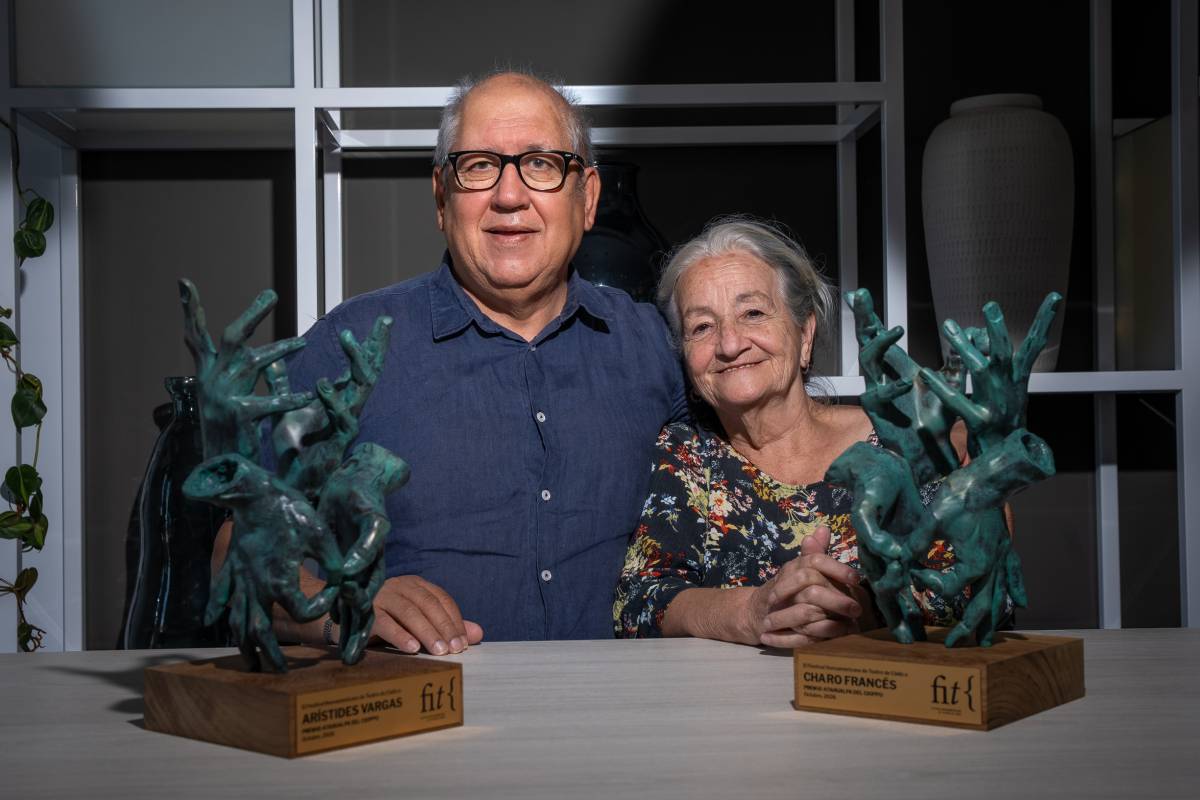 FIT 2026 Premiados dramaturgos y directores Arístides Vargas y Charo Francés