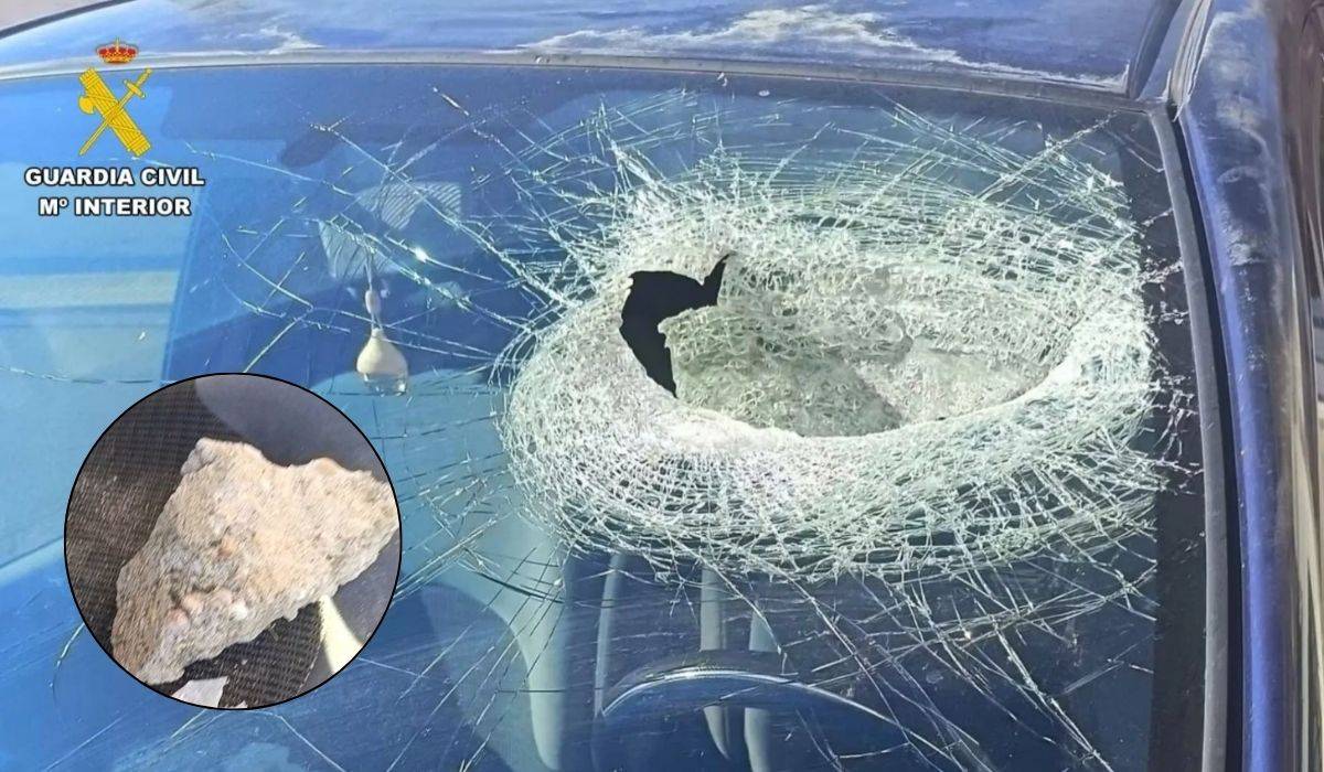 Un conductor, en coma por un bloque de hormigón lanzado desde un puente: investigan a un menor de 16 años