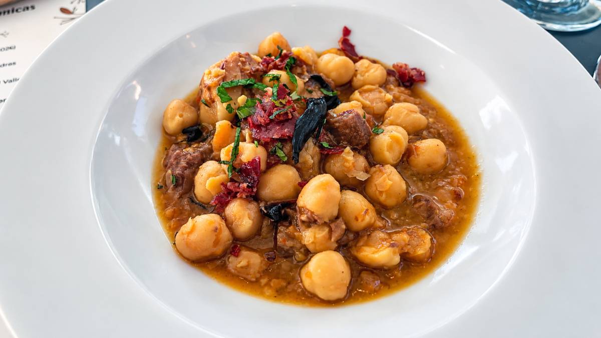 Los garbanzos de Víctor Alberto.