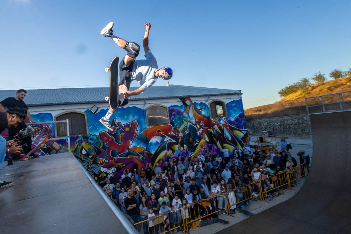 Danny León pone el espectáculo en Jerez en la última jornada de La Bodega Skate & Music Fest: las pruebas de Park y Halfpipe, en imágenes