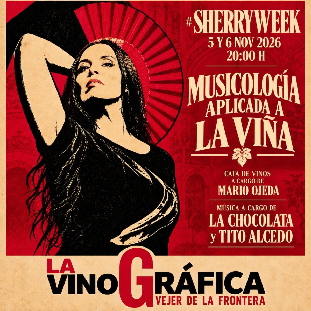 La Vinográfica de Vejer presenta «Musicología aplicada a la viña» con motivo de la International Sherry Week
