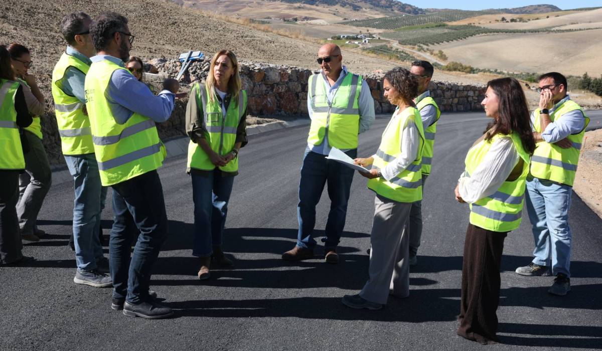 La carretera de El Gastor a Setenil encara el final de ocho reparaciones tras el temporal - La carretera de El Gastor a Setenil encara el final de ocho reparaciones tras el temporal