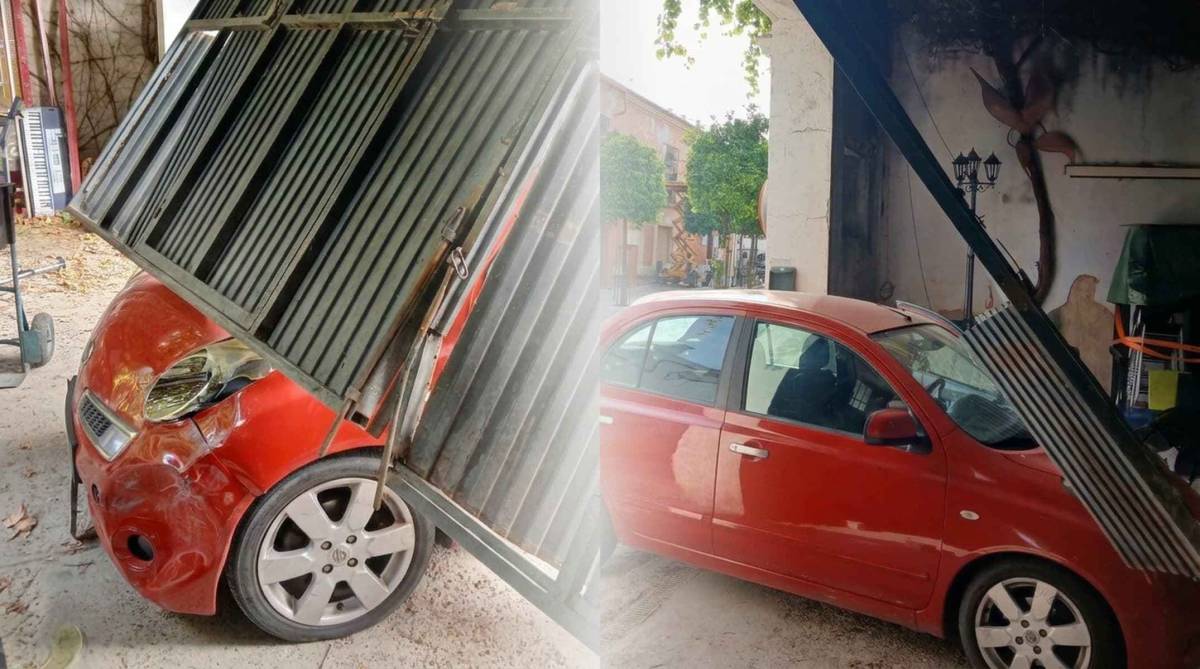 Más de dos meses sin poder organizar eventos tras destrozar un coche la puerta: la Sala La Quemá de Jerez espera una solución