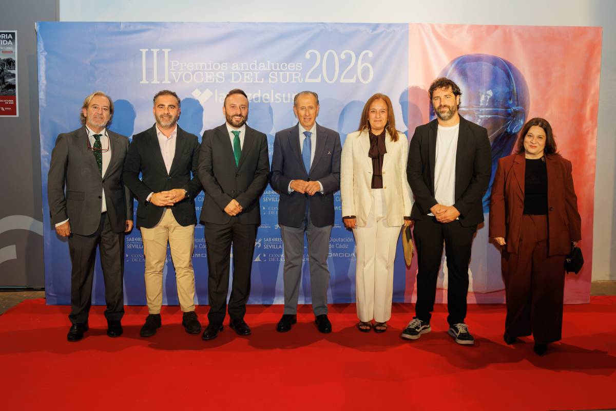Chiclana acoge los Premios Voces del Sur 2026 de lavozdelsur.es: el photocall con todos los invitados de una noche inolvidable