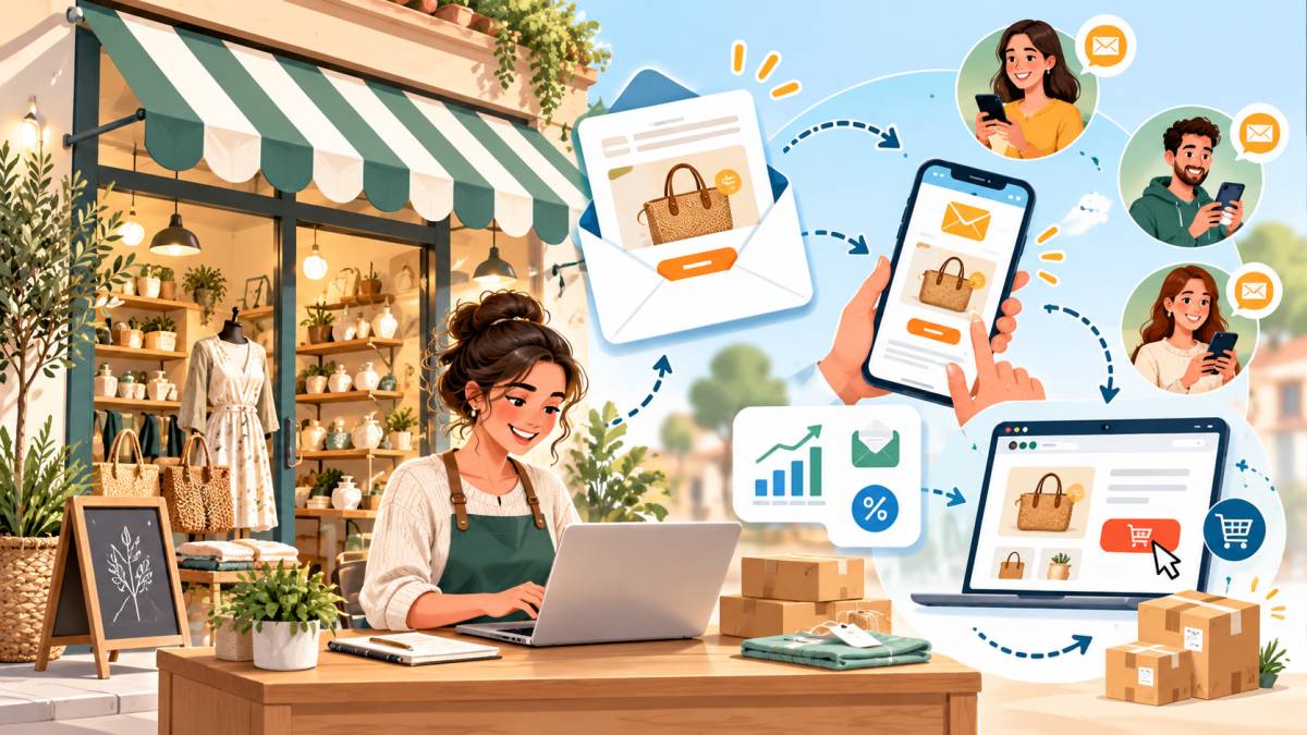 ¿Cómo puede un comercio local vender online con email marketing?