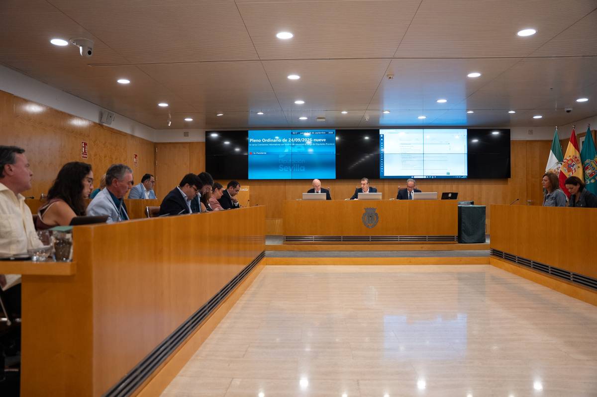 La Diputación de Sevilla aplaza su pleno ordinario a la próxima semana