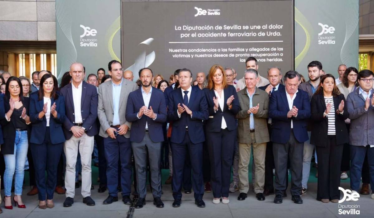 La Diputación de Sevilla guarda silencio por las víctimas de Urda - La Diputación de Sevilla guarda silencio por las víctimas de Urda