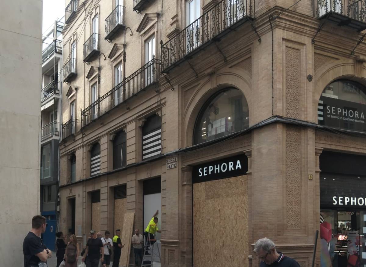 Continúan las labores de prevención ante los posibles ataques de Blocus en Sevilla para este fin de semana.