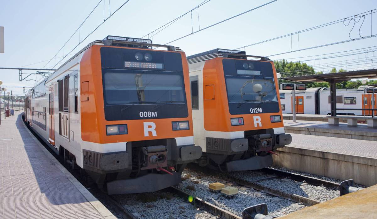 Un arrollamiento de una persona corta la circulación ferroviaria en Cataluña entre Badalona y Montgat
