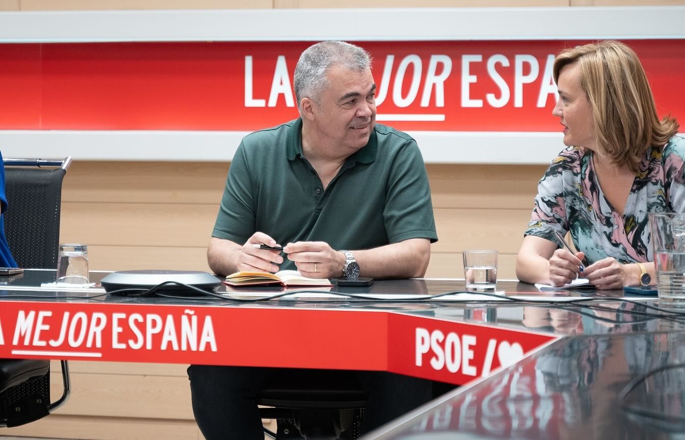 Cerdán y Alegría, en una imagen de archivo del PSOE. - 