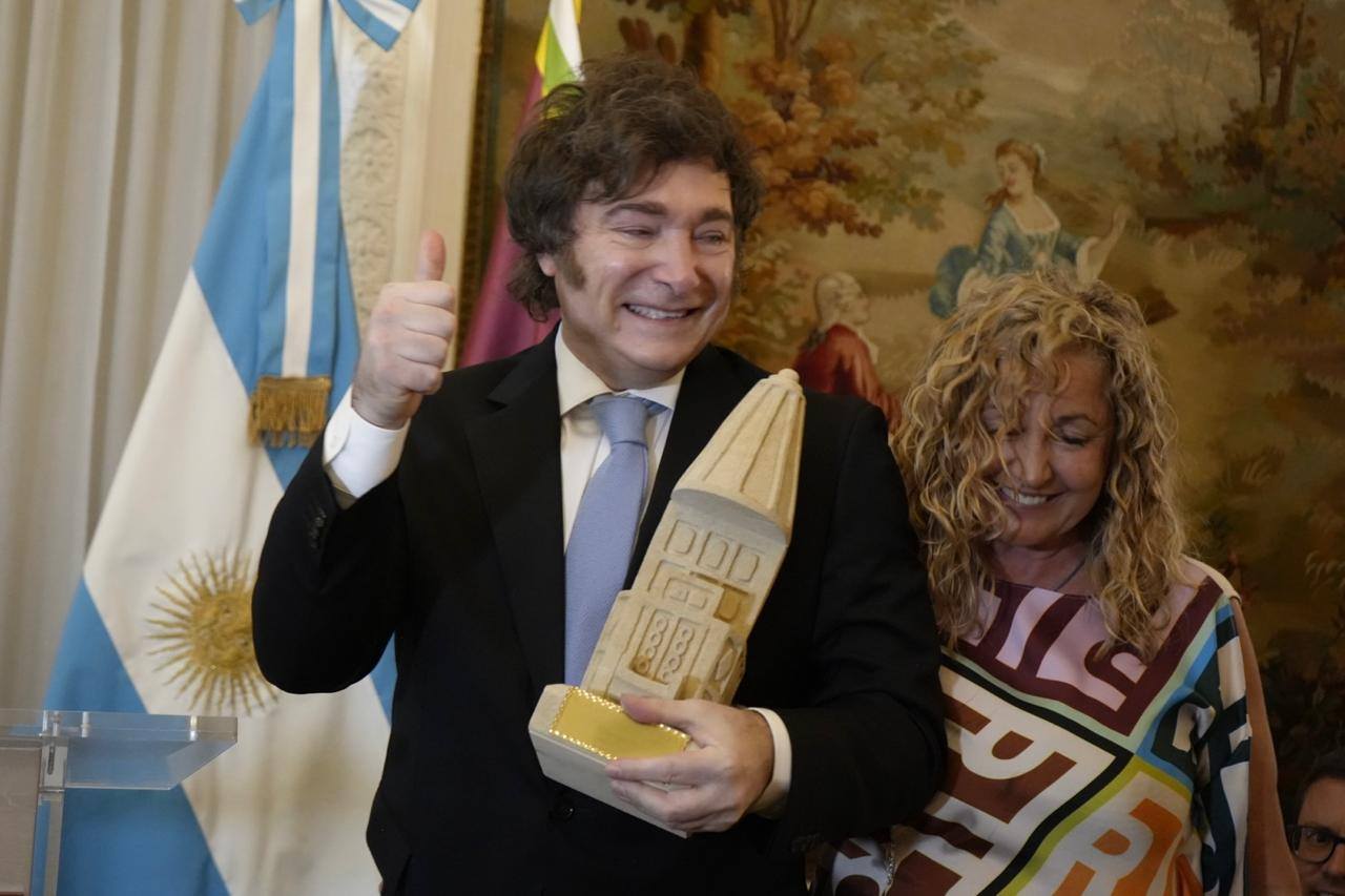 El presidente de Argentina, Javier Milei. - 