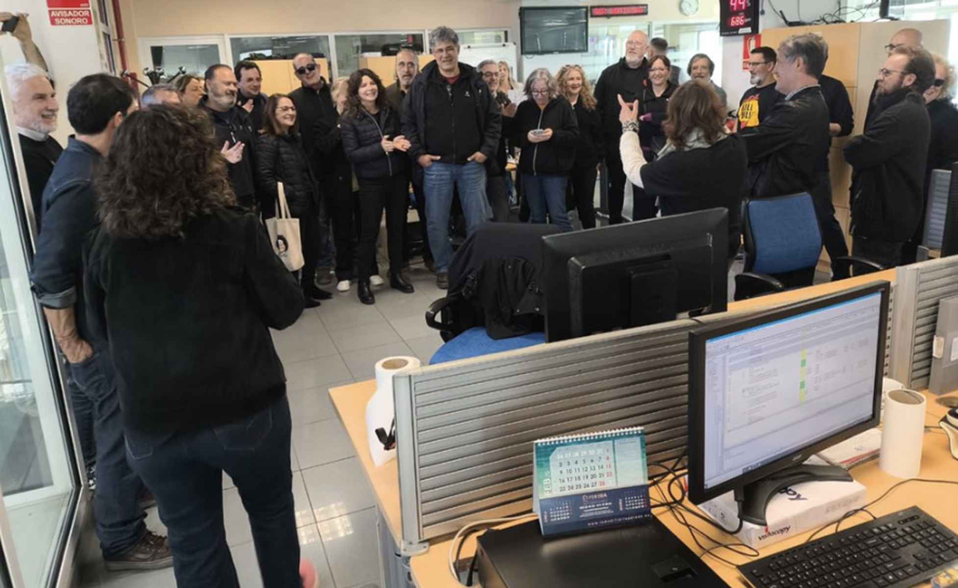 La respuesta de los trabajadores de Canal Sur a la dirección por la huelga: 