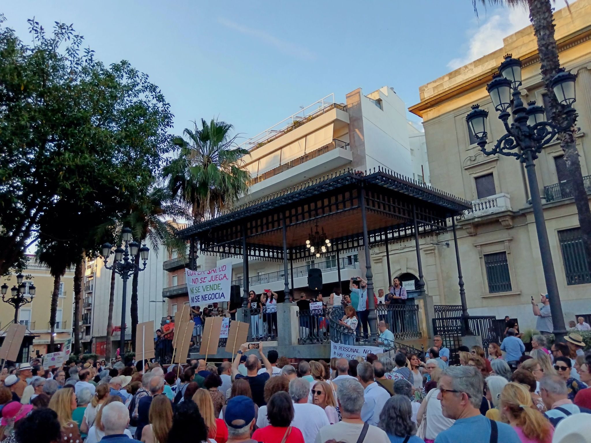 Manifestación por la sanidad pública en Huelva. - 