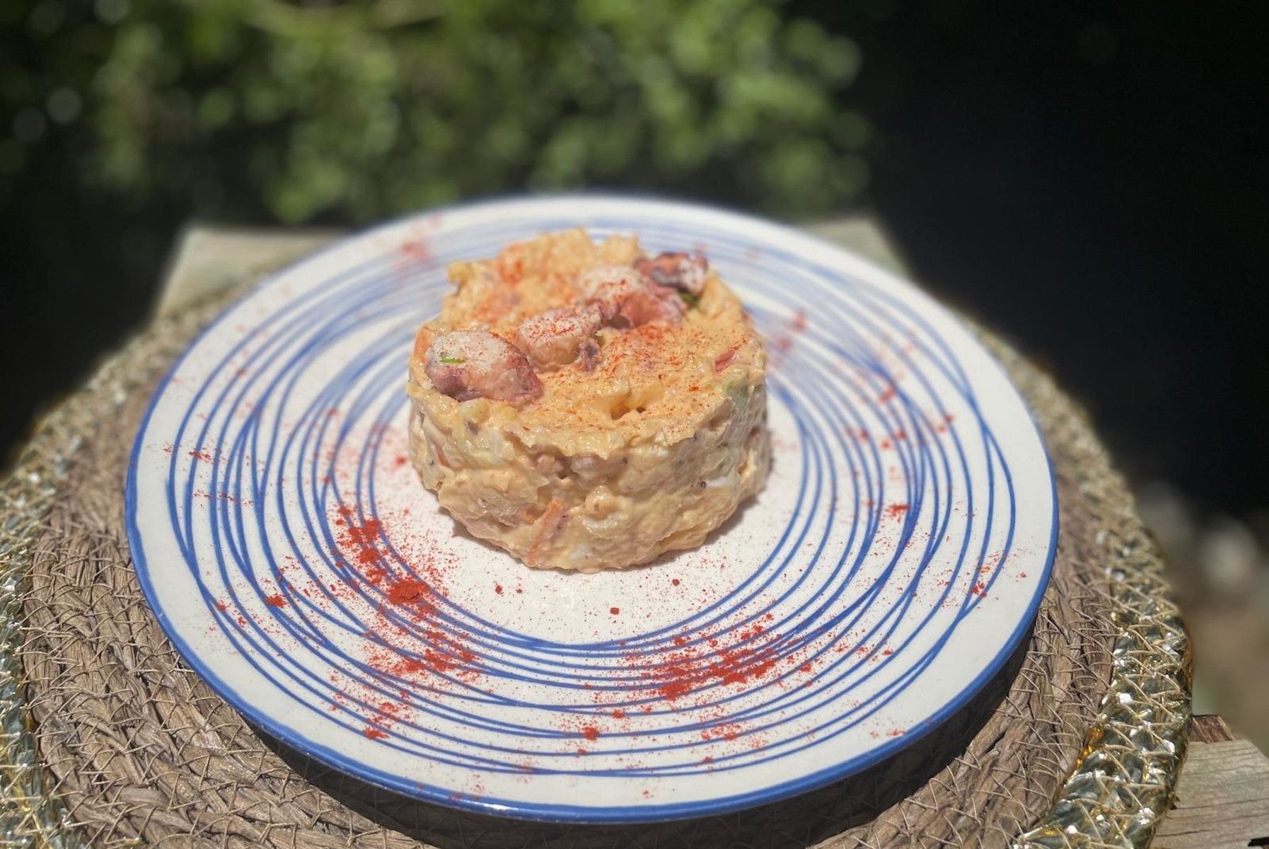 Una receta con pulpo 