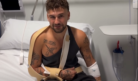 El mensaje tranquilizador de Dani Fernández desde el hospital: operado de urgencia tras caer del escenario en Valencia
