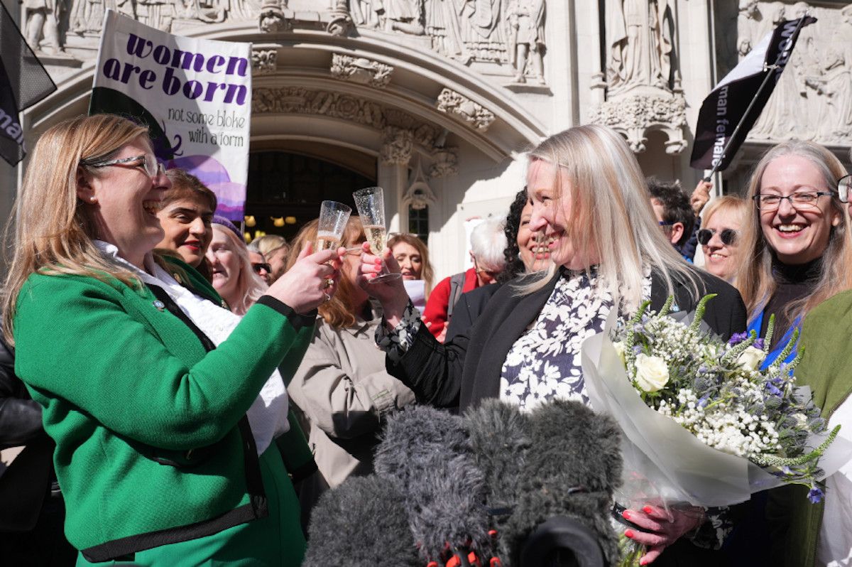 Celebración del fallo del Tribunal Supremo del Reino Unido. - 