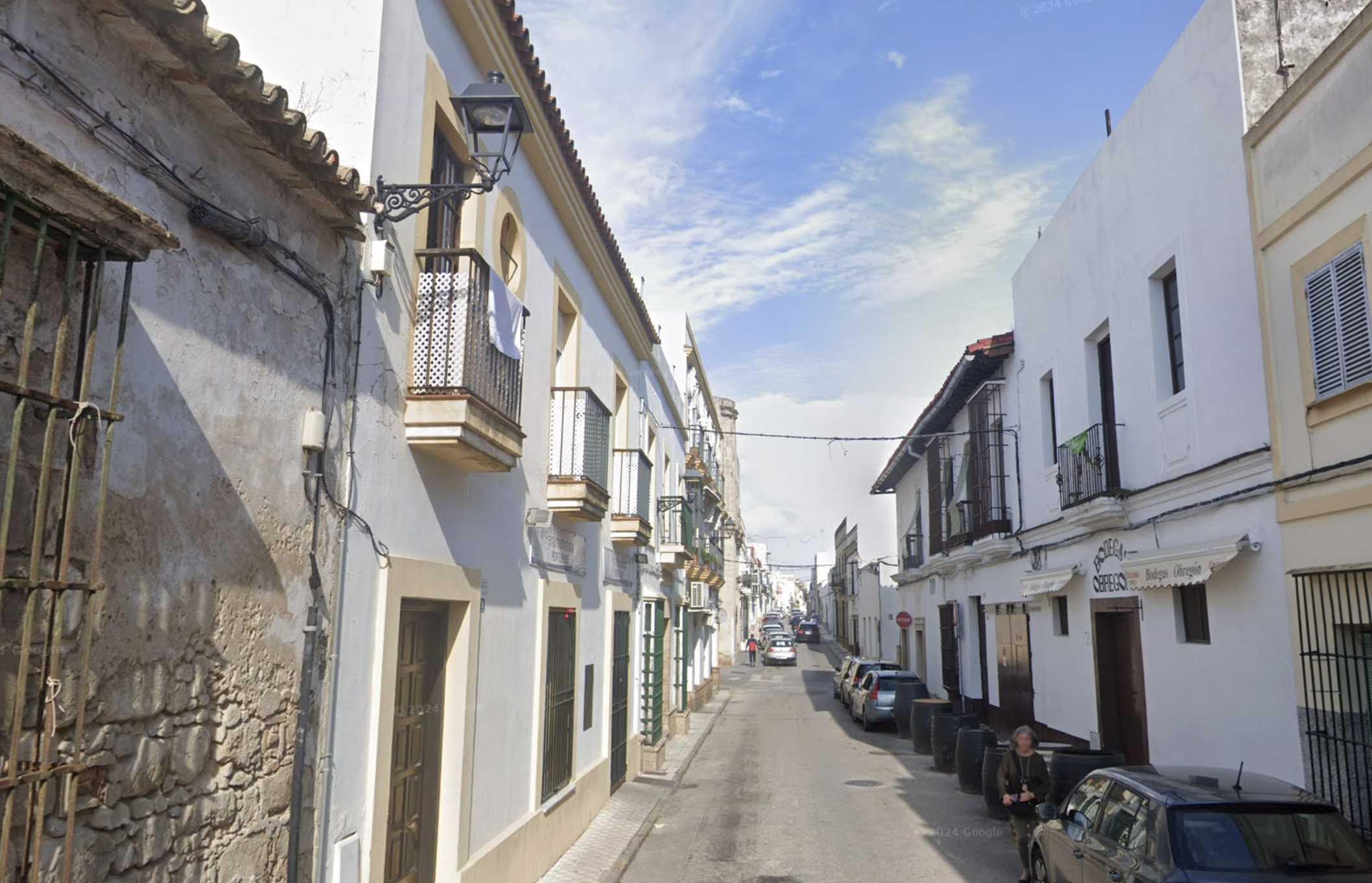 Un motorista herido tras sufrir un choque con un coche en el centro de El Puerto