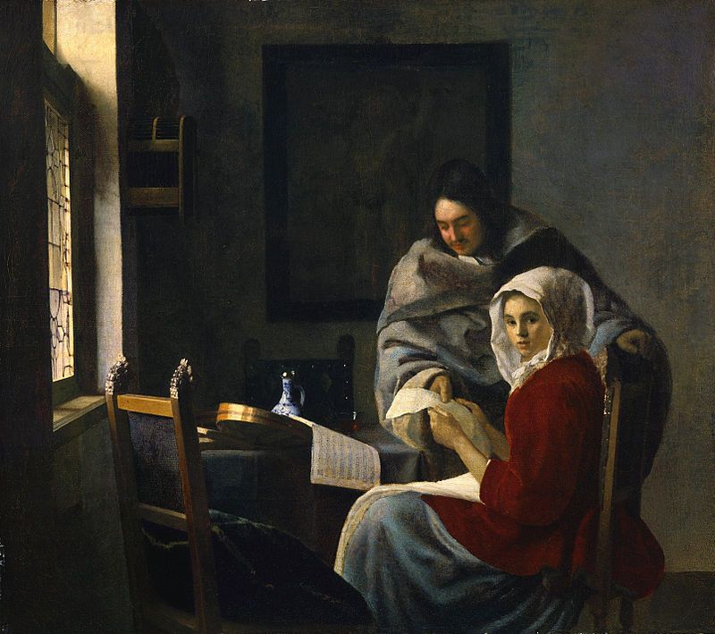 Lecciones de vida. 'La lección de música interrumpida'. Obra de Vermeer. - 