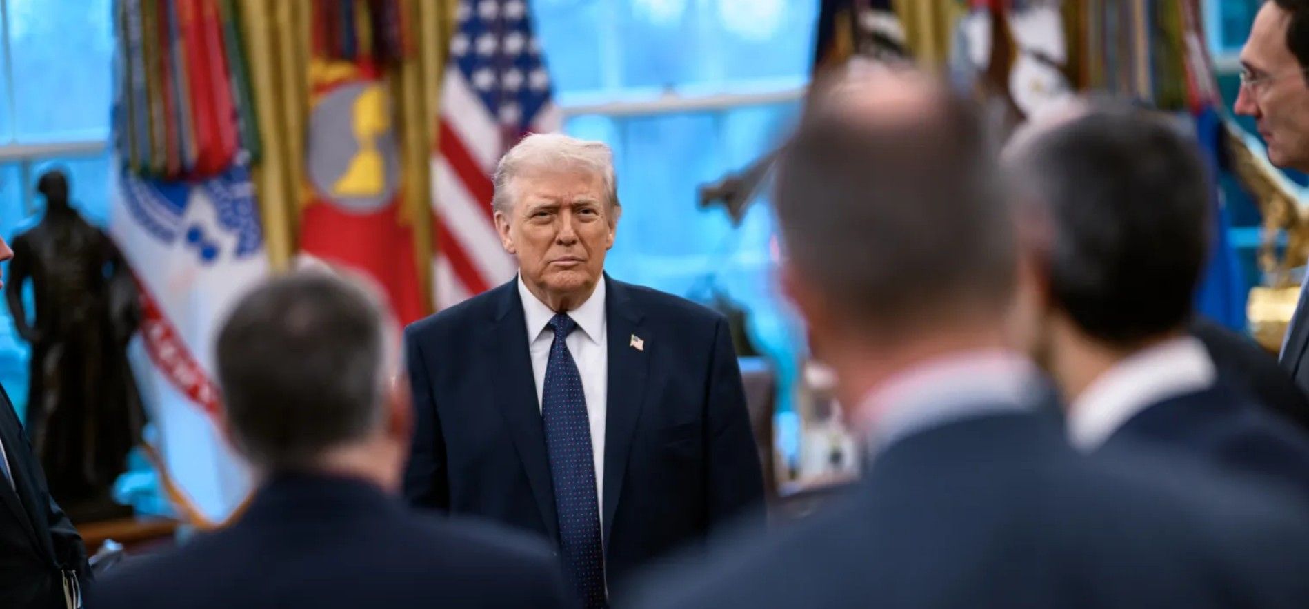 Trump, en la Casa Blanca, esta semana. - 