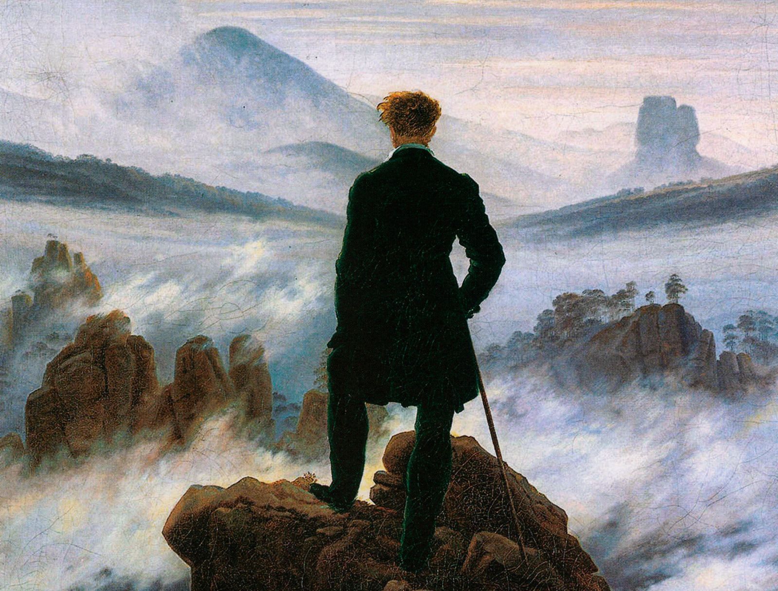 Los peligros de la trascendencia. 'Caminante sobre un mar de nubes', de Caspar David Friedrich. - 