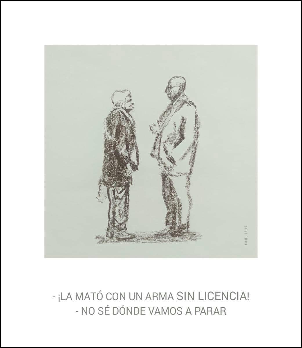 'Violencia de género', viñeta de Miguel Parra. - 