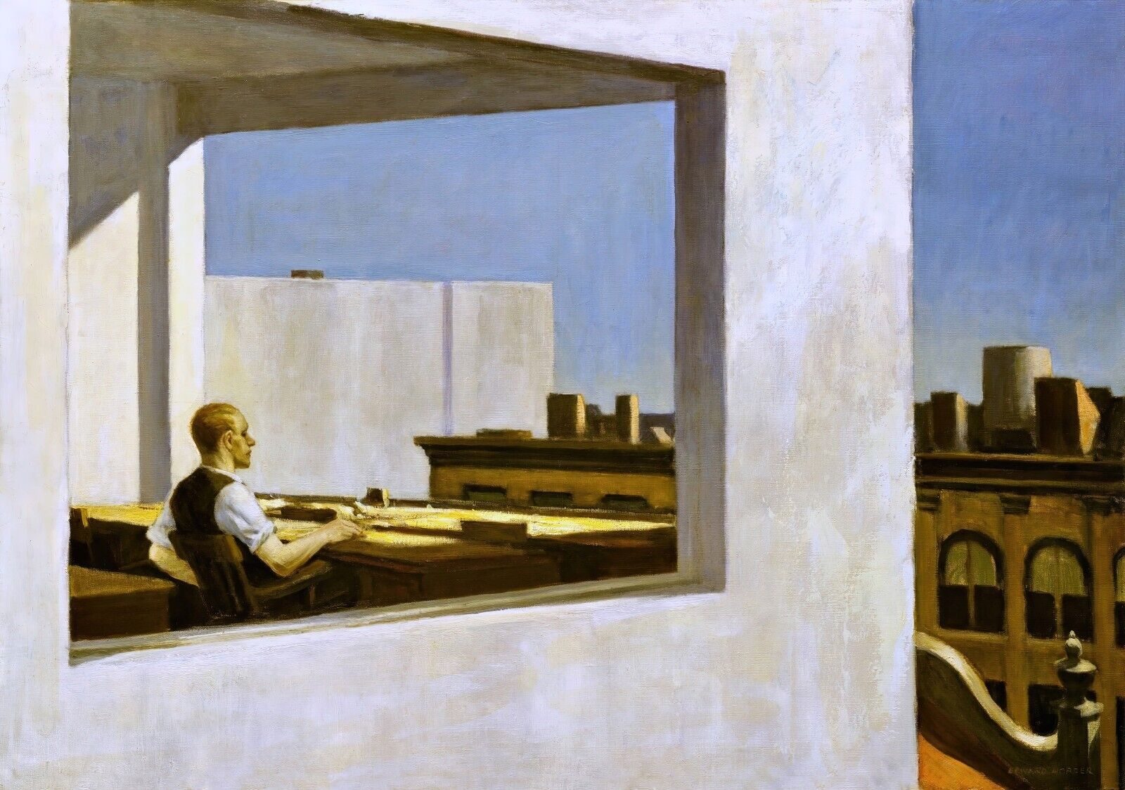 'Grado en sismología'. Una de las obras de Edward Hopper. - 