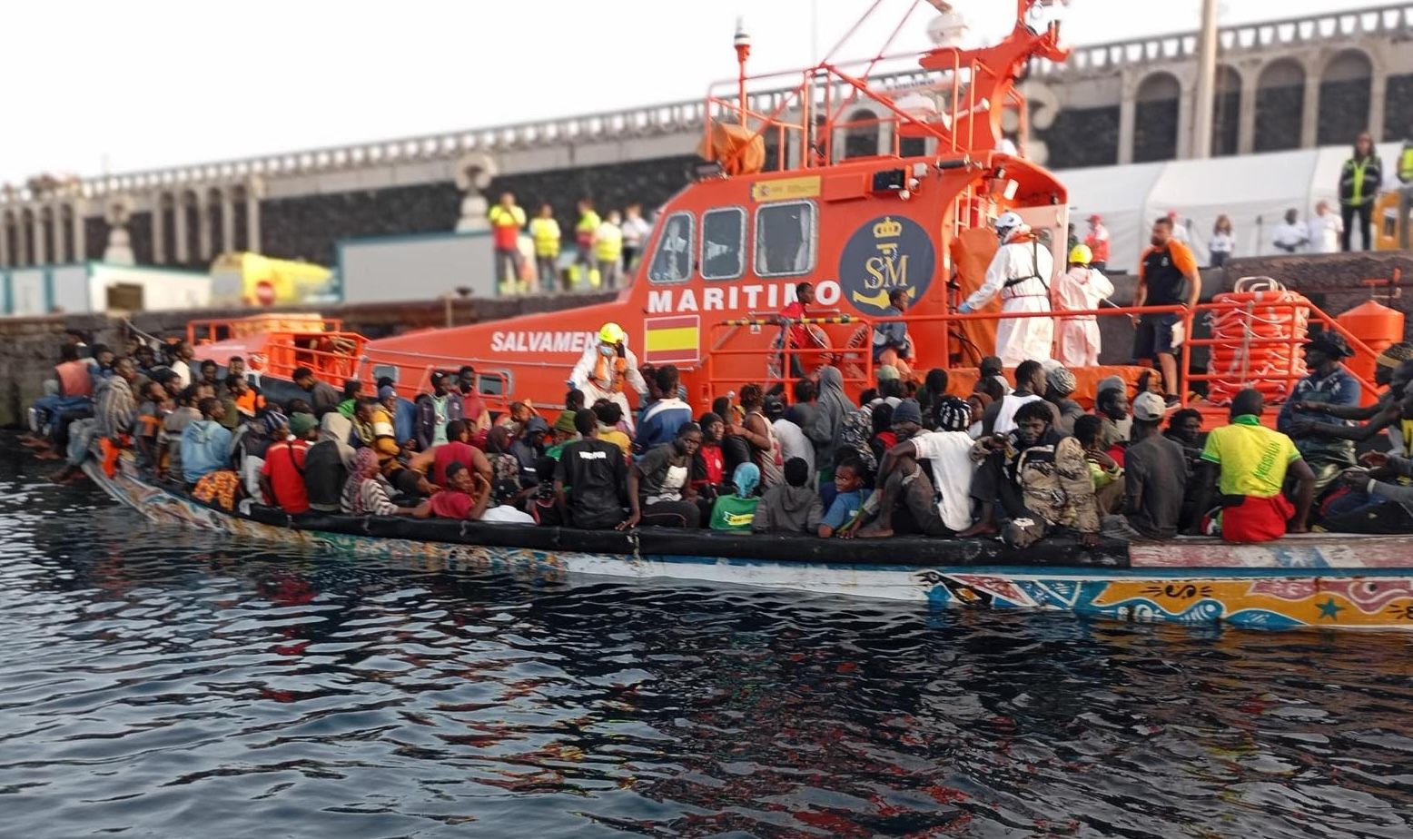 Inmigrantes rescatados por Salvamento Marítimo - 