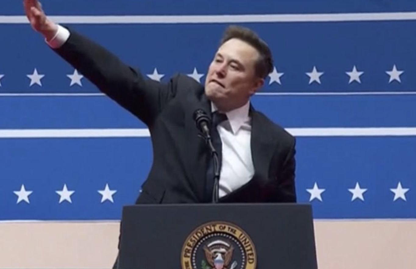 Vampiros. El controvertido saludo de Elon Musk. - 