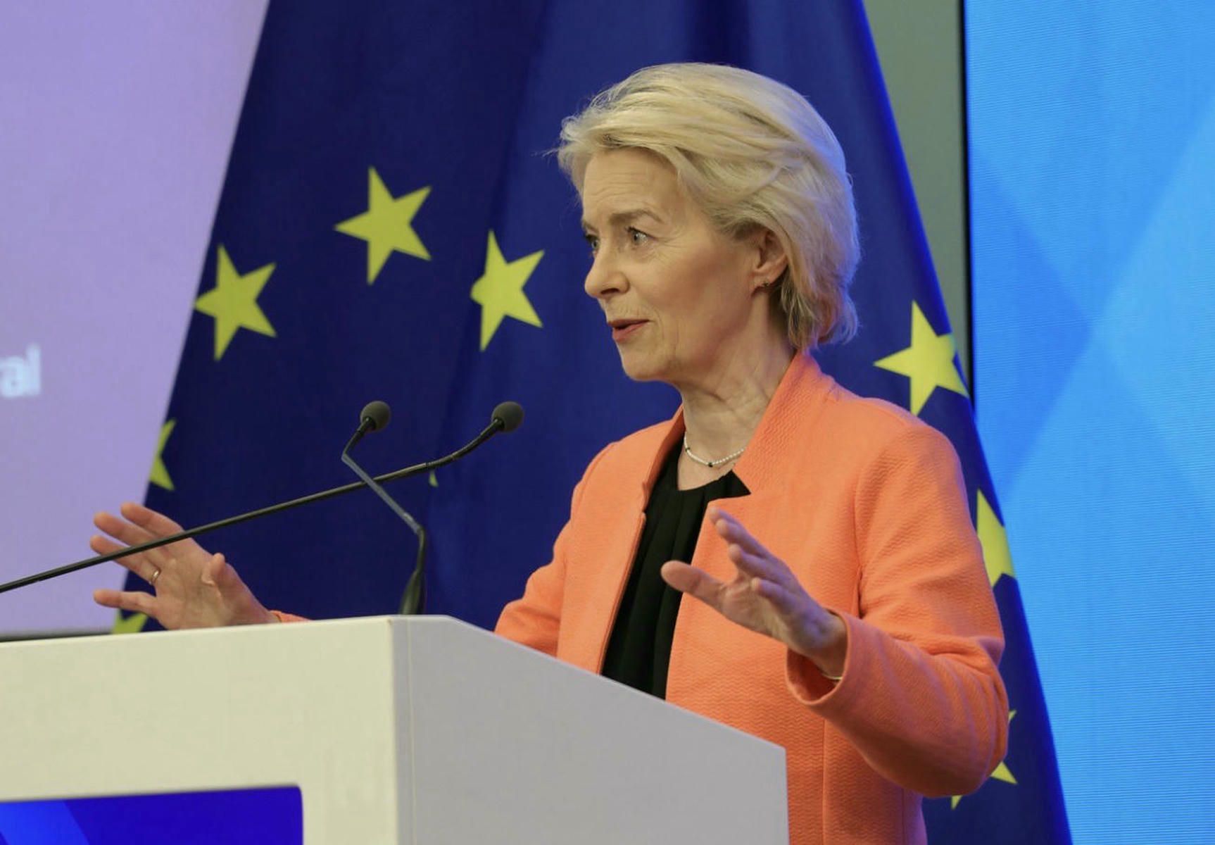 Ursula von der Leyen, presidenta de la Comisión Europea. - 