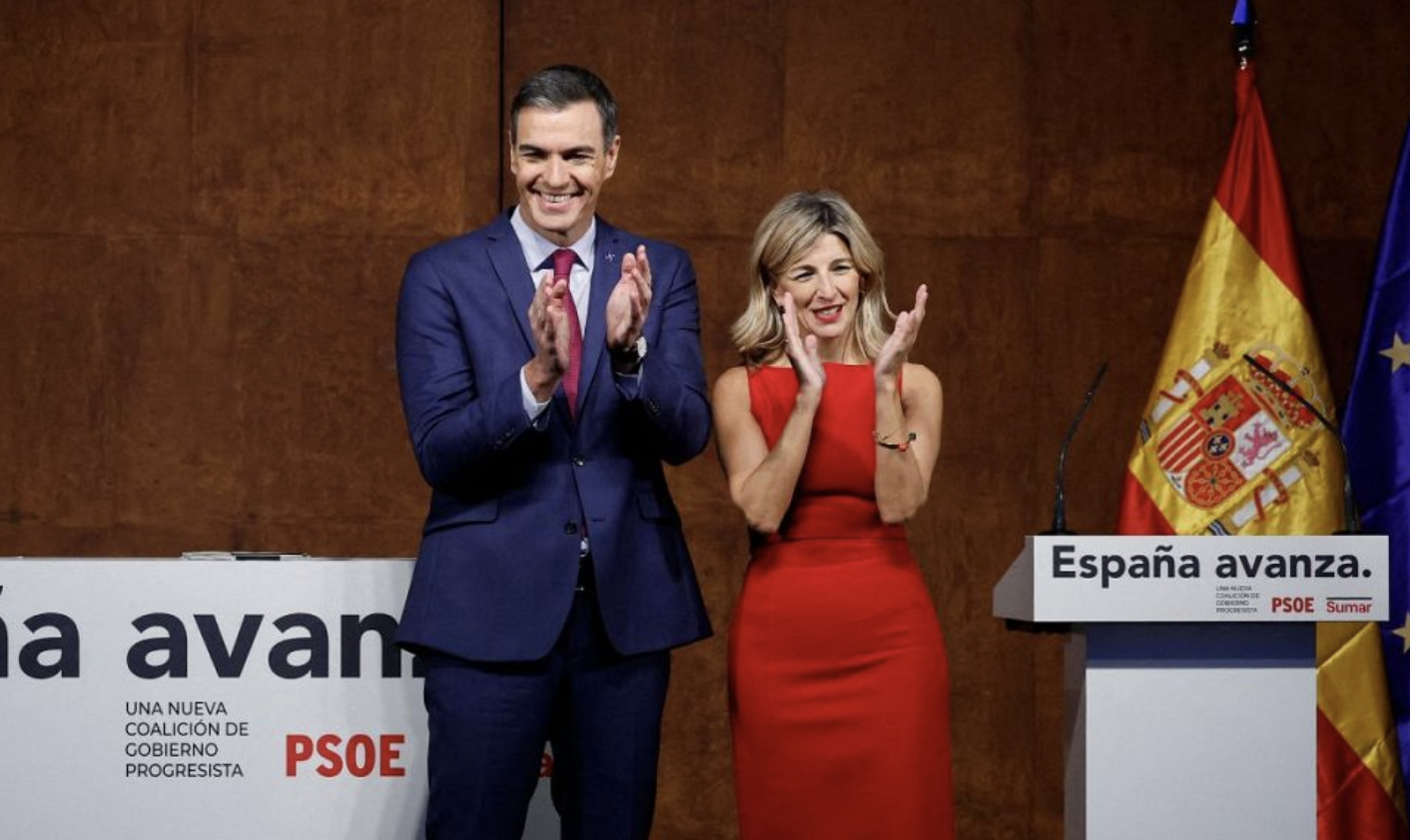 Este es el pacto nacional de izquierdas entre PSOE y Frente Amplio para retar al PP y Vox el 29N