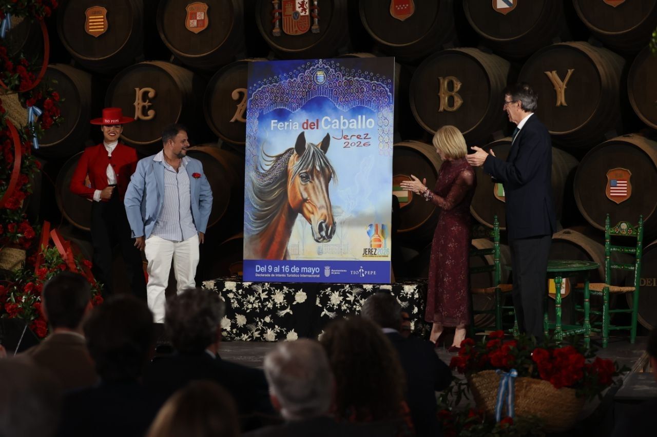 La Feria de Jerez 2026 ya tiene cartel: así es la obra creada por el pintor Julio Rodríguez
