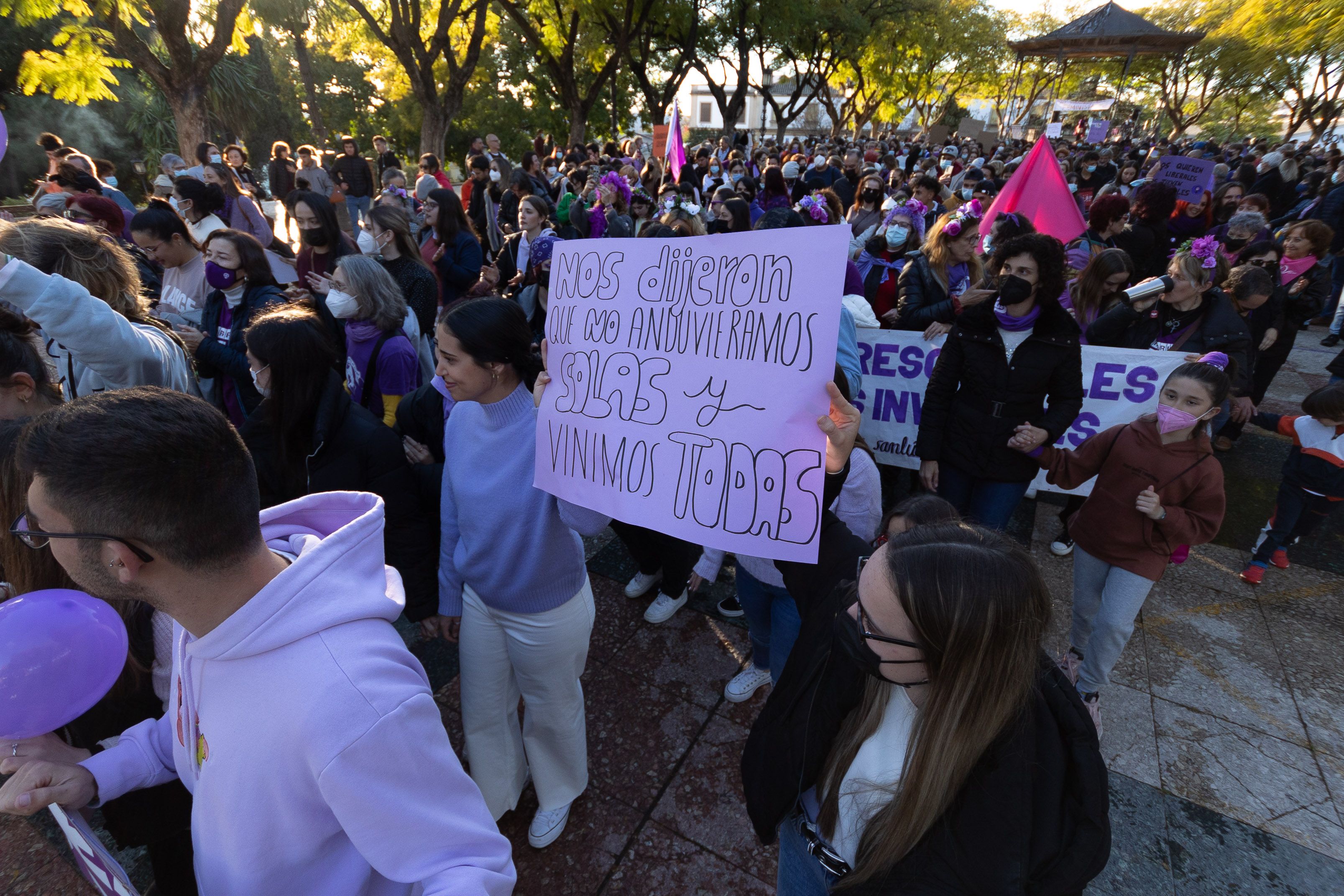 Manifestación feminista un 8M. - MANU GARCÍA