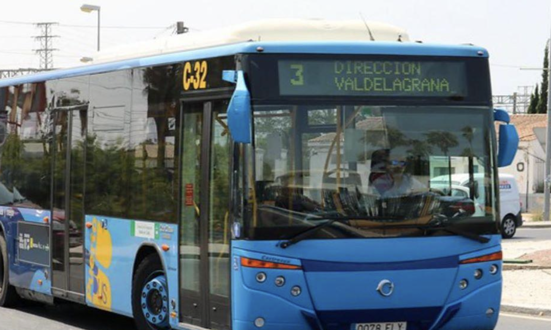Un autobús en El Puerto. - 