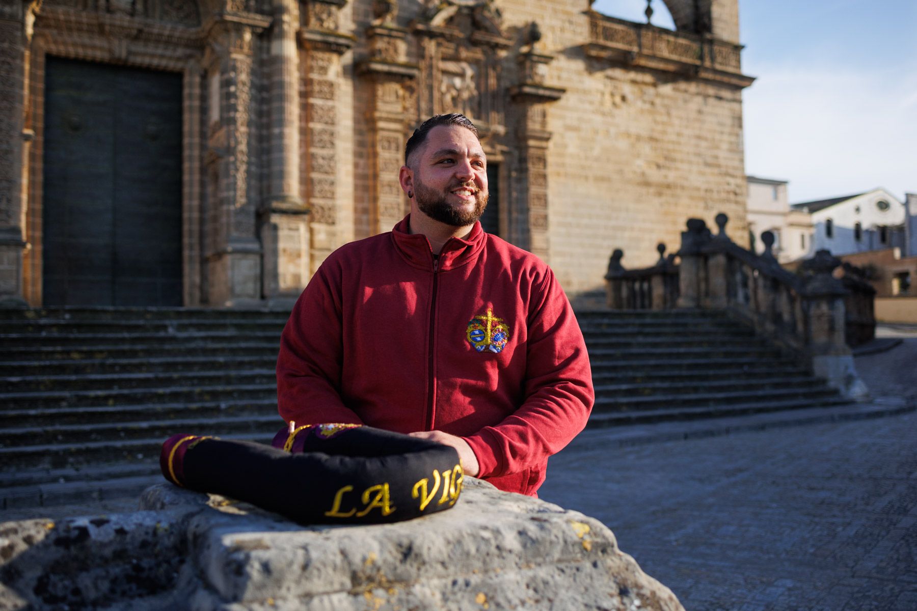 De Kentucky a las trabajaderas del Cristo de la Viga en Jerez: la historia de Anthony, el costalero que cruzó medio mundo