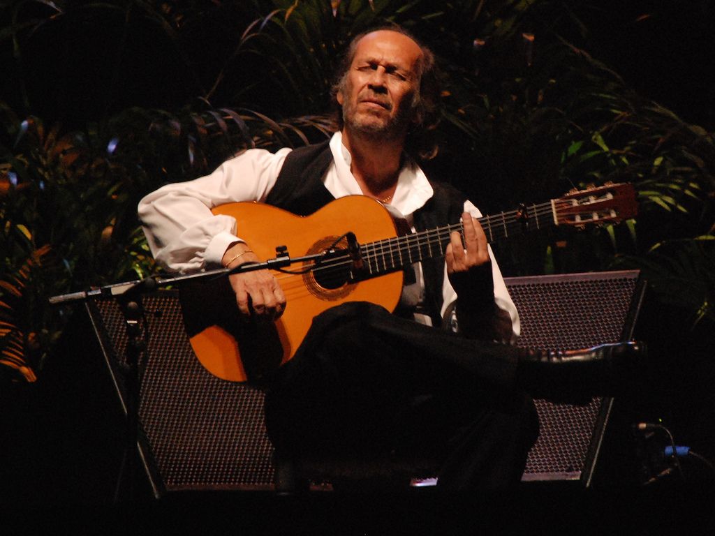 Paco de Lucía, el genio andaluz, en un concierto en 2007. - 