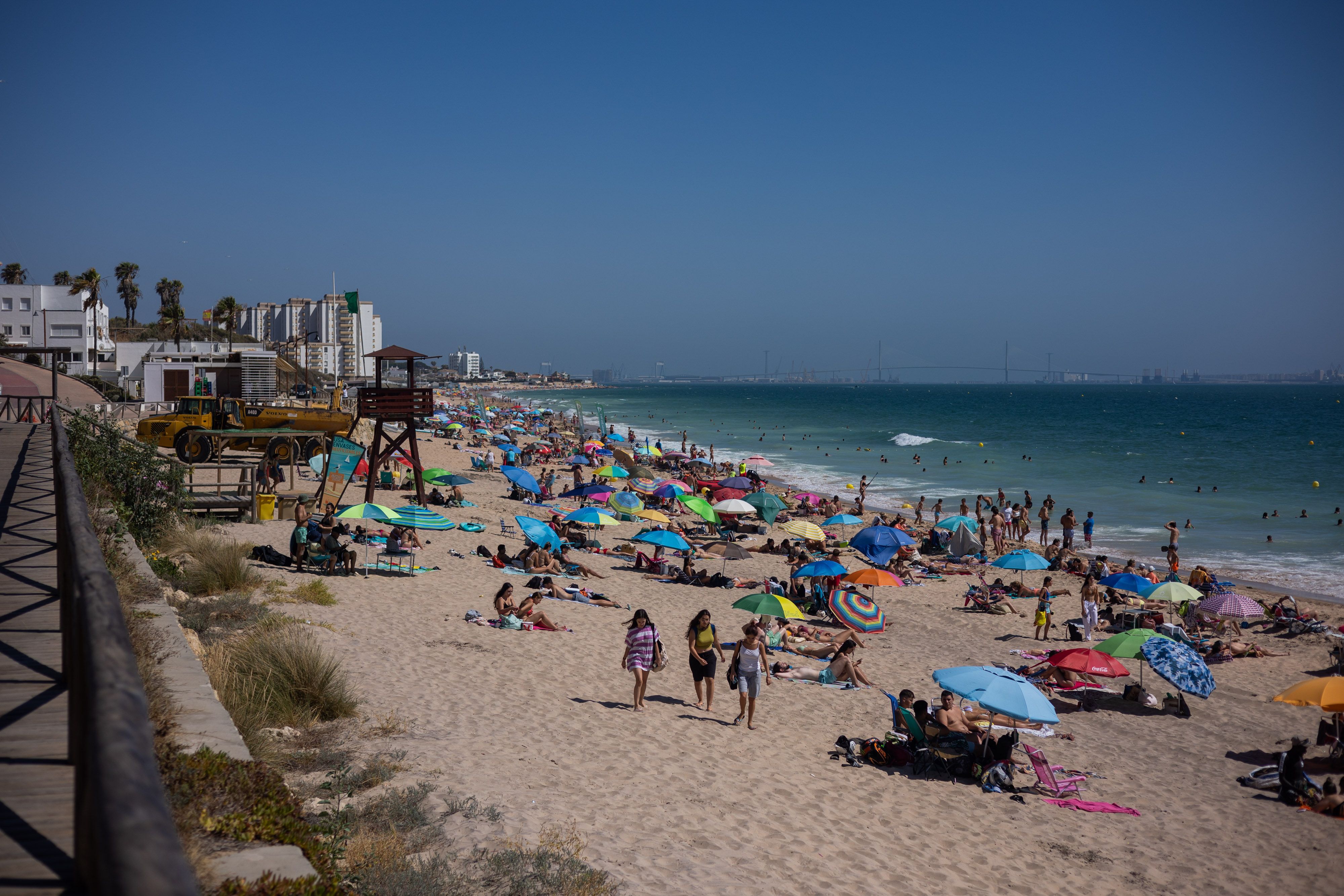 La playa de Las Redes, en El Puerto, en una imagen de archivo.  - MANU GARCÍA