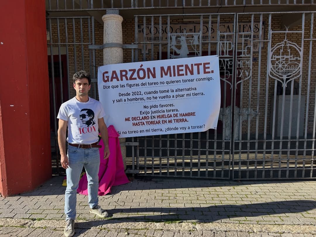 Lagartijo durante la huelga de hambre. - 