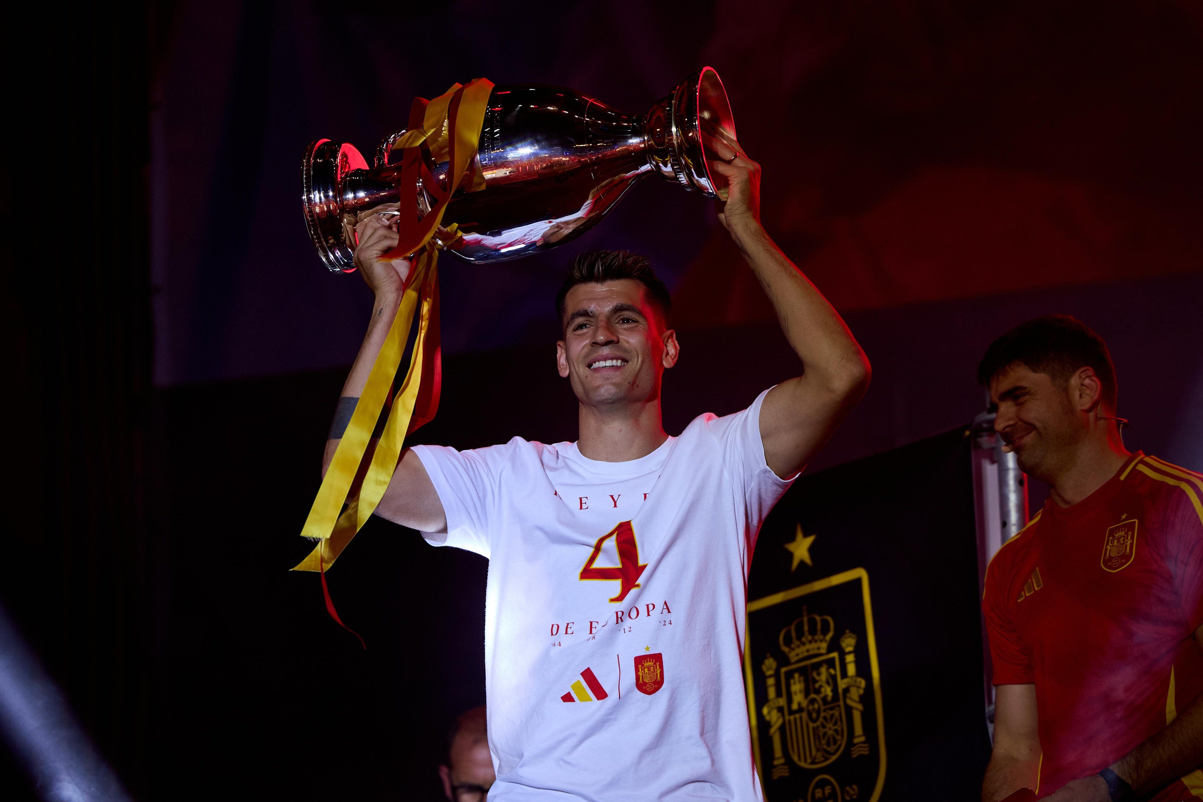 Álvaro Morata, con la Euro 2024. - 