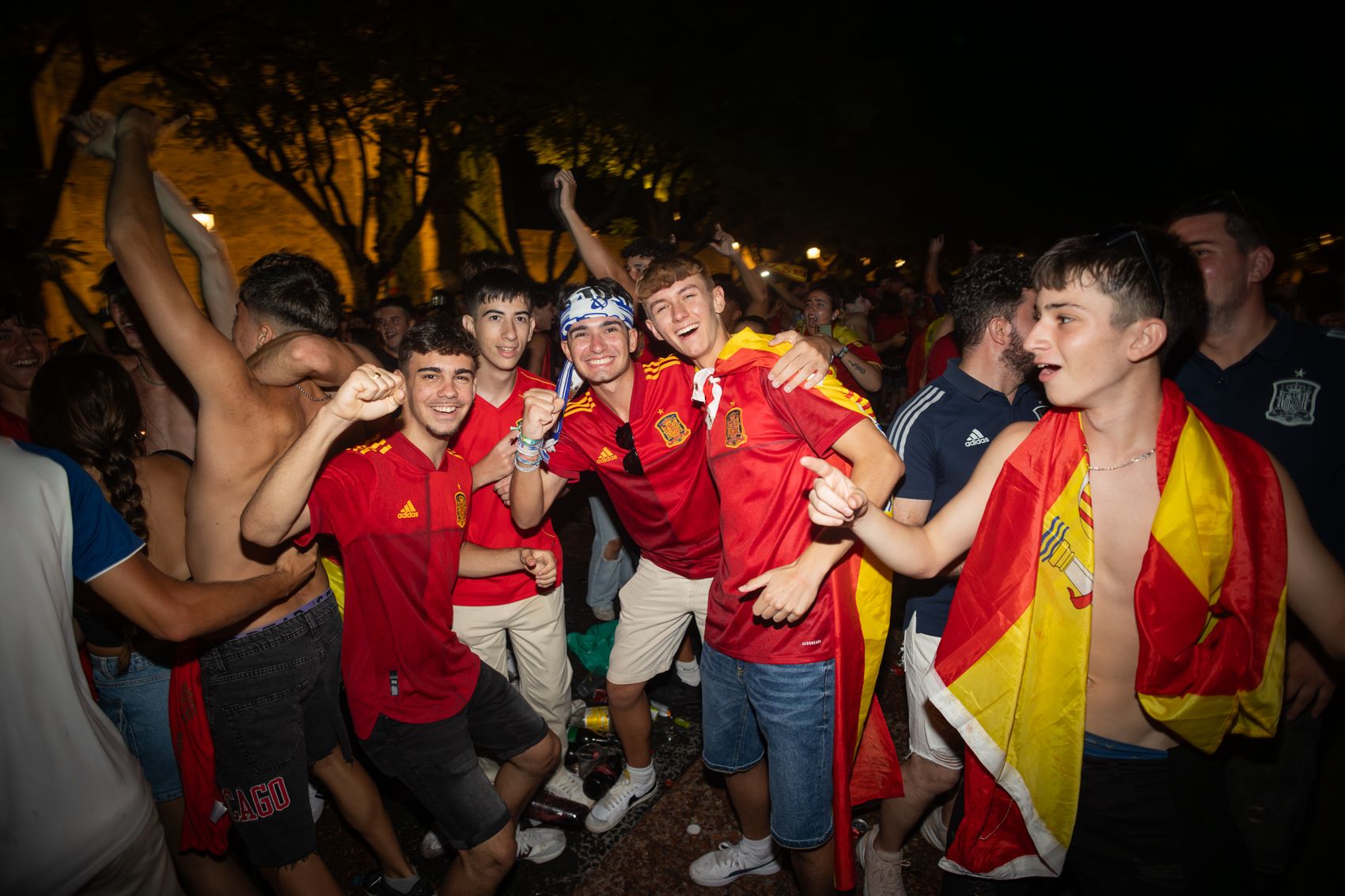 Final de la Eurocopa el domingo pasado. - 