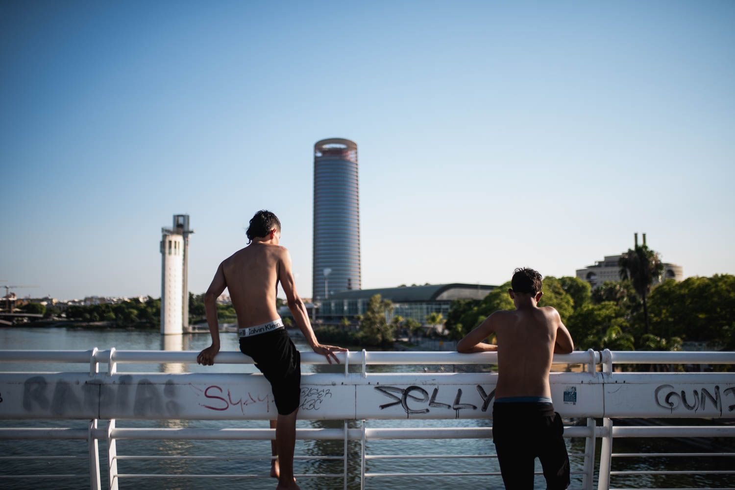 Una imagen de Sevilla con altas temperaturas. Los termómetros han rozado los 40 grados.