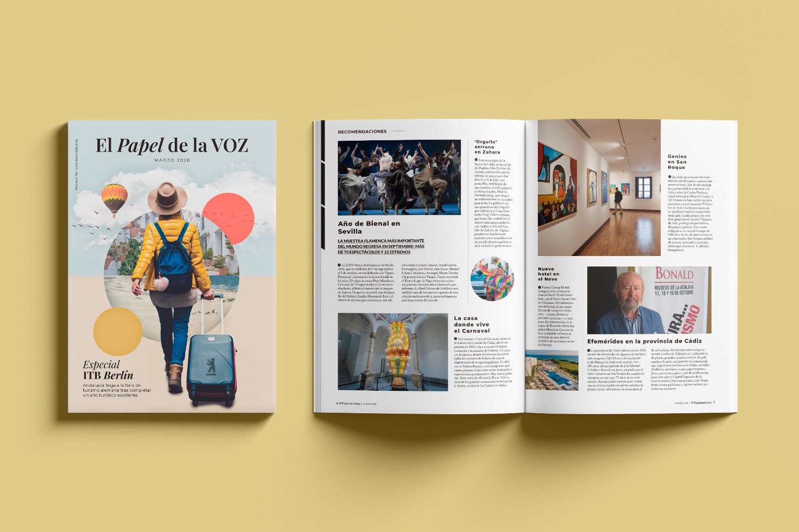 Ya puedes leer el especial 'El Papel de La Voz' de la ITB Berlín 2026: rutas, joyas y lugares ocultos de toda Andalucía