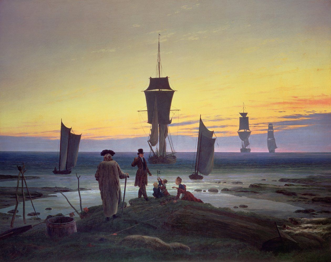 'Las etapas de la vida'. Obra de Caspar David Friedrich. - 