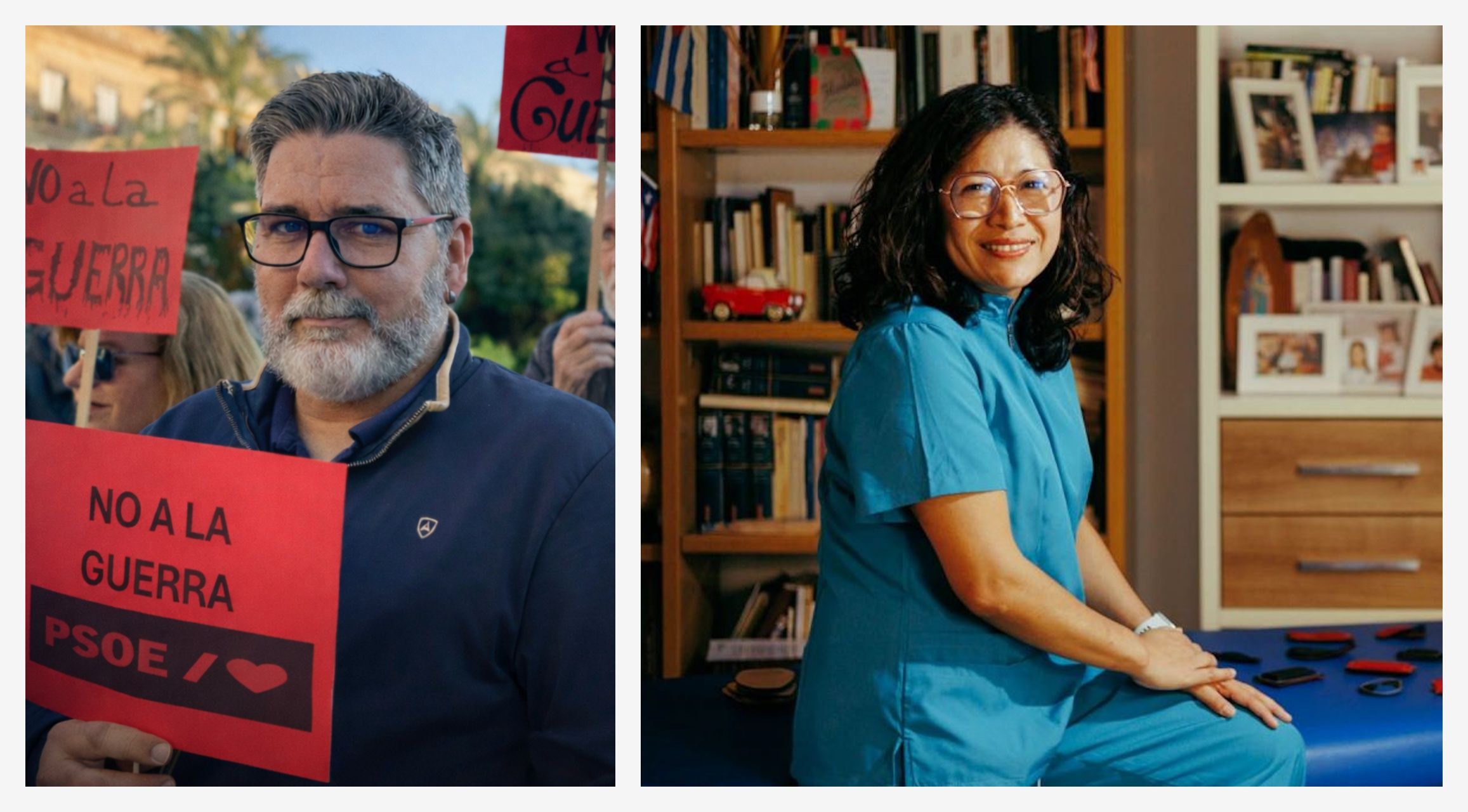 Ana Hérica Ramos y Alejandro Olivero, en imágenes de archivo. - 